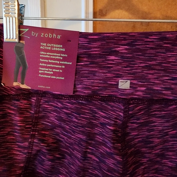 Z by Zobha Women's Leggings Size L **NWT** - Picture 4 of 4